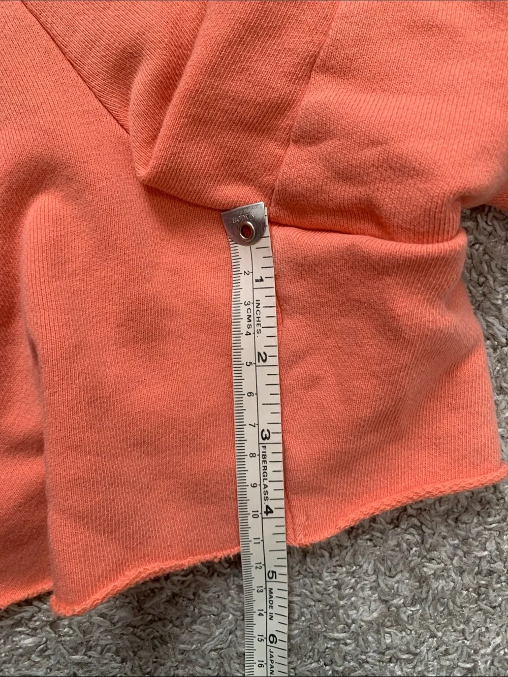 Women's Coral Orange Lounge Sweatpant Shorts